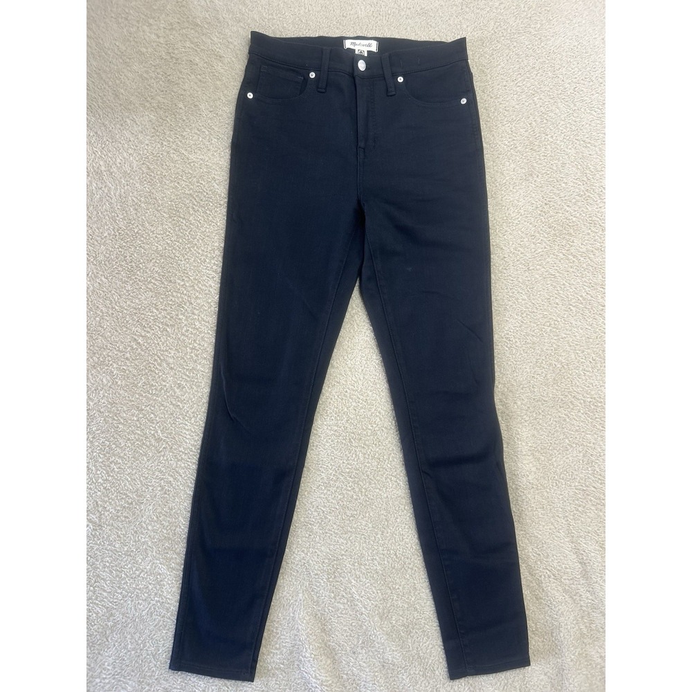 Madewell 10" High-Rise Skinny Jean 29T Black Style MB701 Casual Business